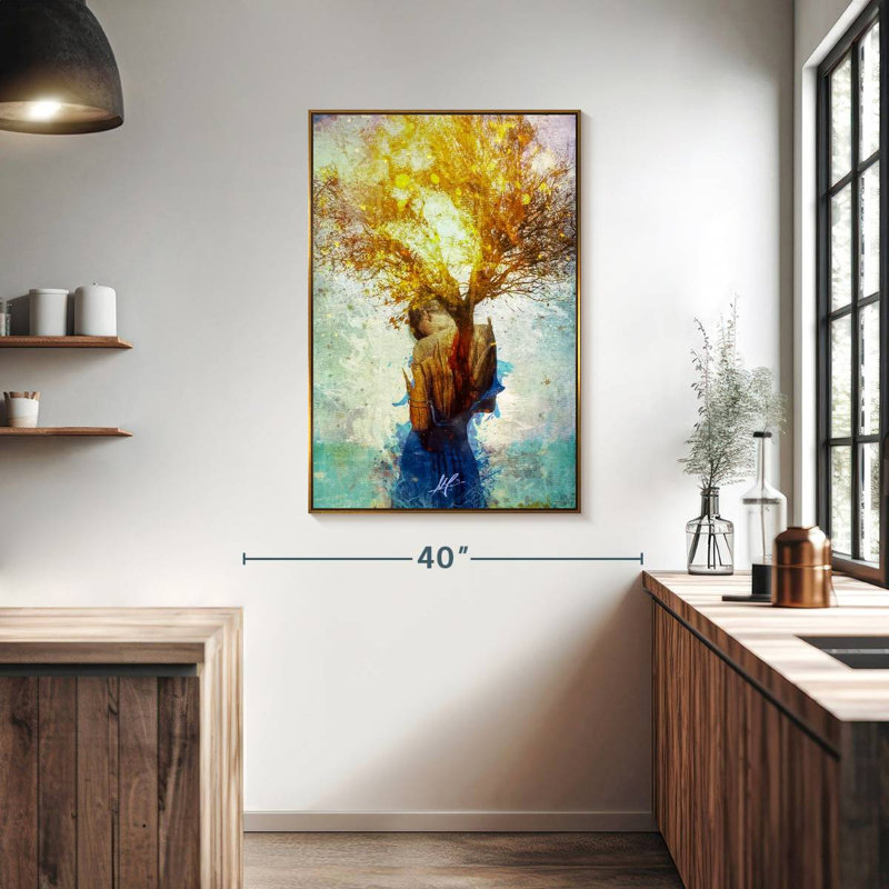 Forgiveness, Floating Frame Gold, 27" x 40"