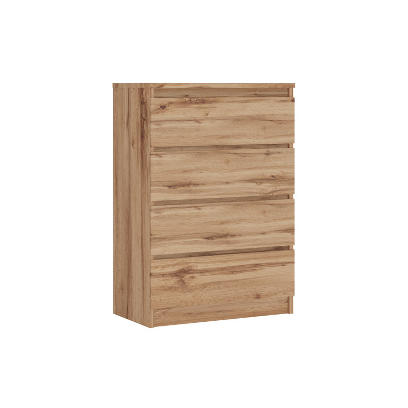 Demi 70cm W 4 - Drawer Chest of Drawers, Wotan Oak