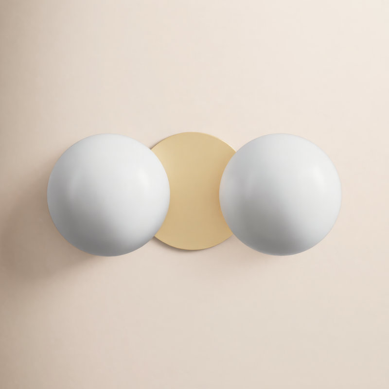 Baird 2 - Light Vanity Light, Aged Brass