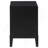 Mason Black 2-Drawer Nightstand
