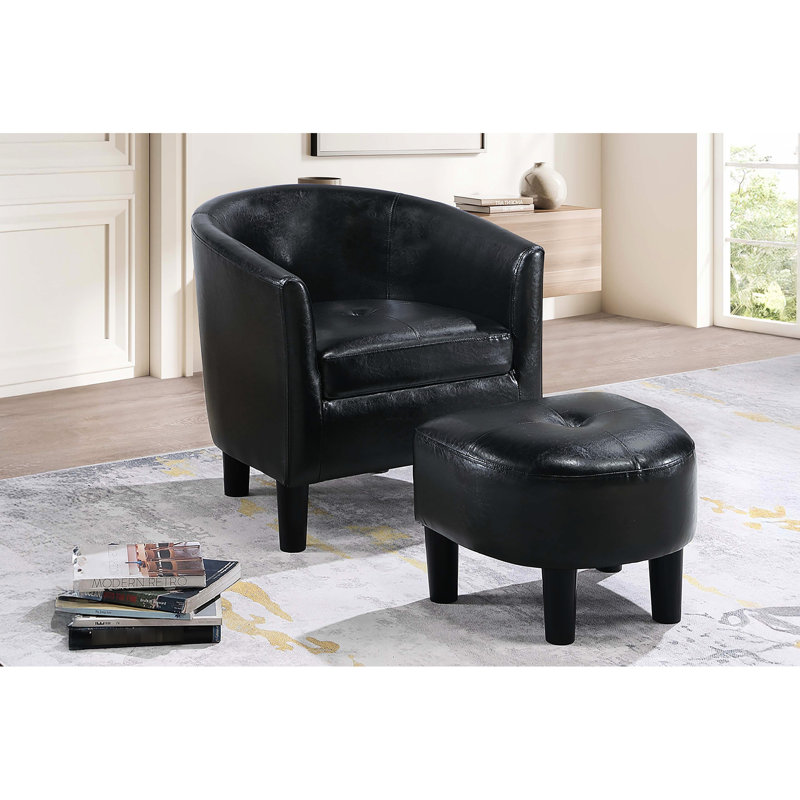 Chaise d'appoint noire et dossier compact, dossier incurvé, siège de soutien, idéal pour les différents espaces, mousse de style, pieds en plastique, facile à intégrer