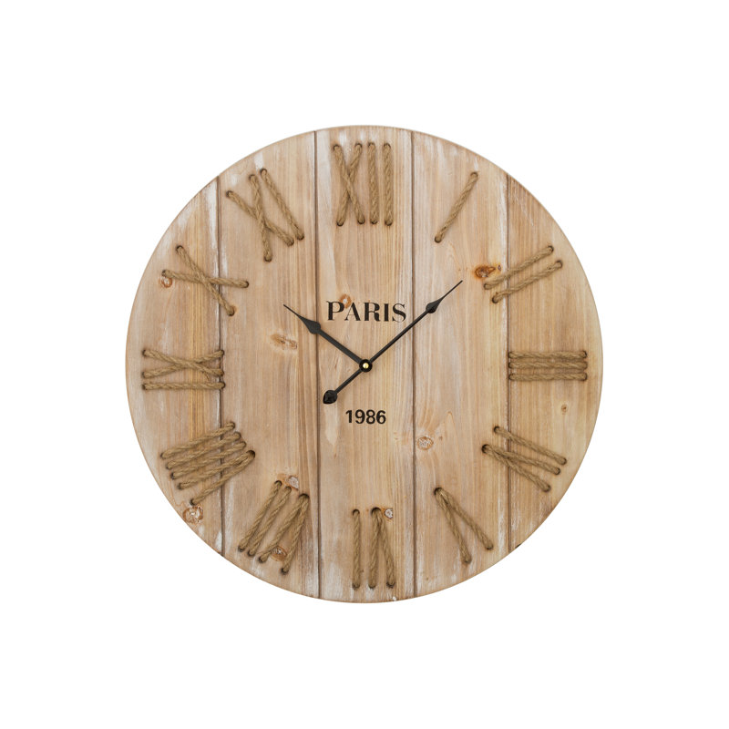 Callie Wood Wall Clock