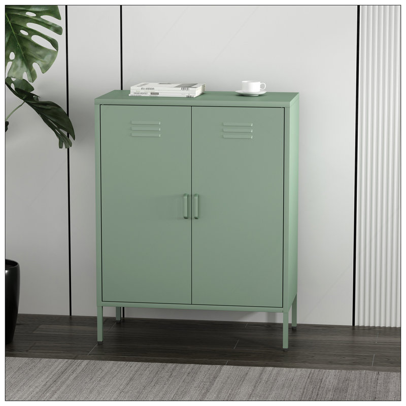 Accent Cabinet In Sage Green, Sage Green