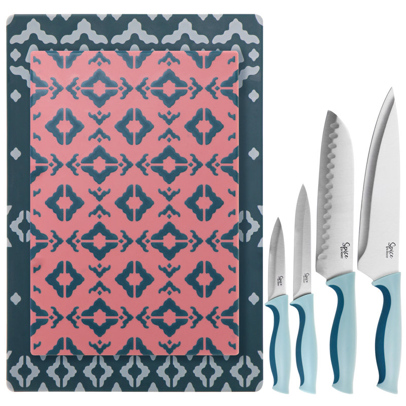 Savory Saffron 10 Piece Knife Block Set