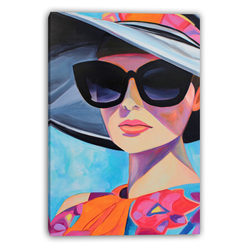 Art mural en toile Sunlit Glam, H 40 po x l 30 po x P 1,5 po