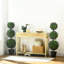 110cm Faux Flowering Topiary in Pot