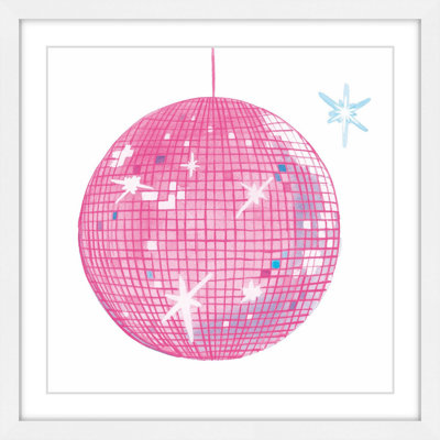 « discoball » par molly rosner, reproduction d’art encadrée