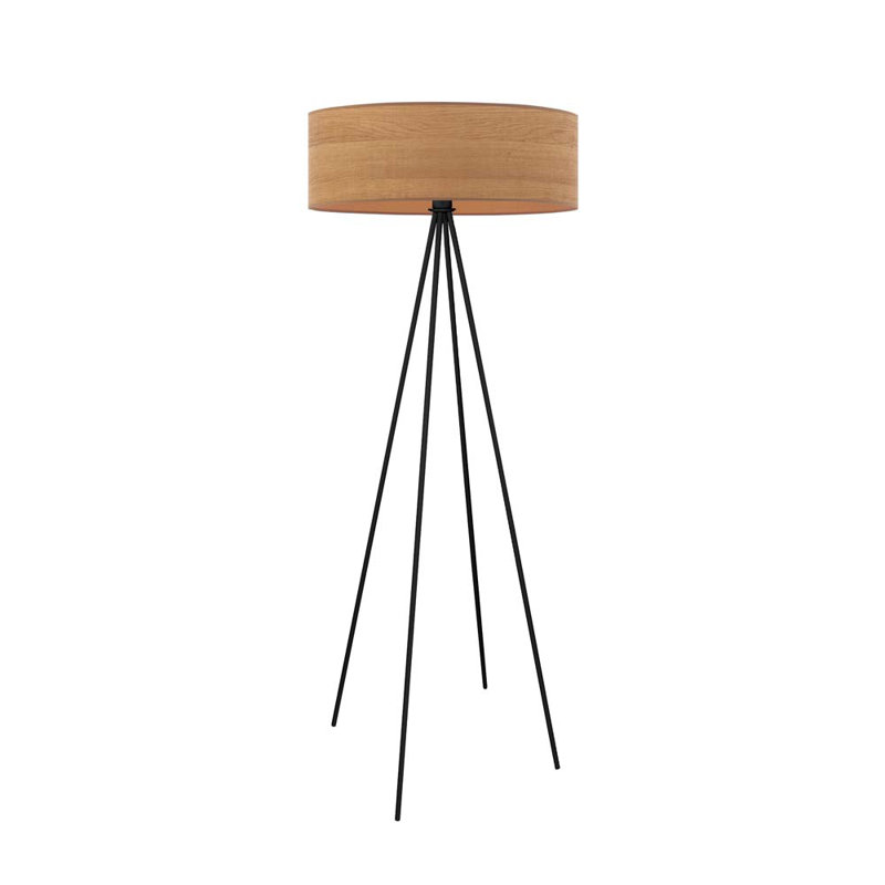 Broderick 157cm Novelty Floor Lamp, Tan, Black