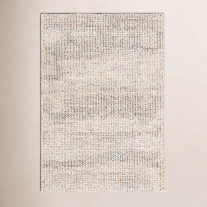 Hero Handwoven Flatweave Ivory Area Rug, Rectangle 12' x 15'