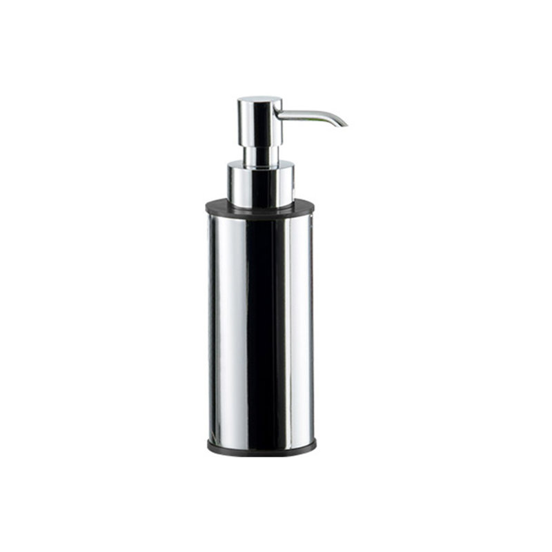 Distributeur de savon aleiyah, Chrome / Noir