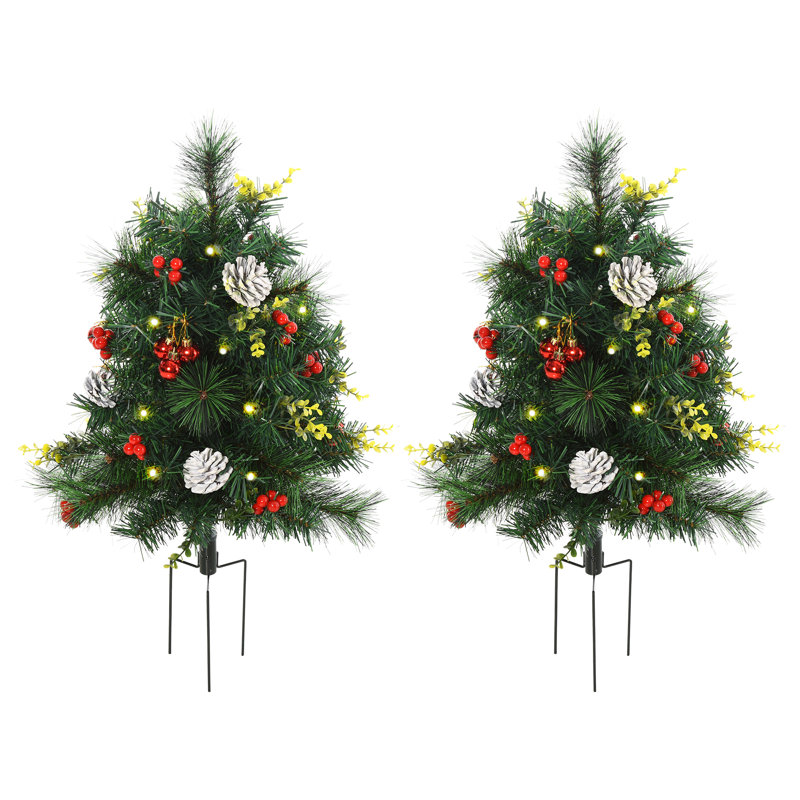 29.5' H Lighted Artificial Christmas Tree