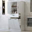 Armoire de rangement pour salle de bain avec deux paniers à linge-520632766