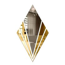 maßge schneiderte design dekorative diamant form spiegel wand