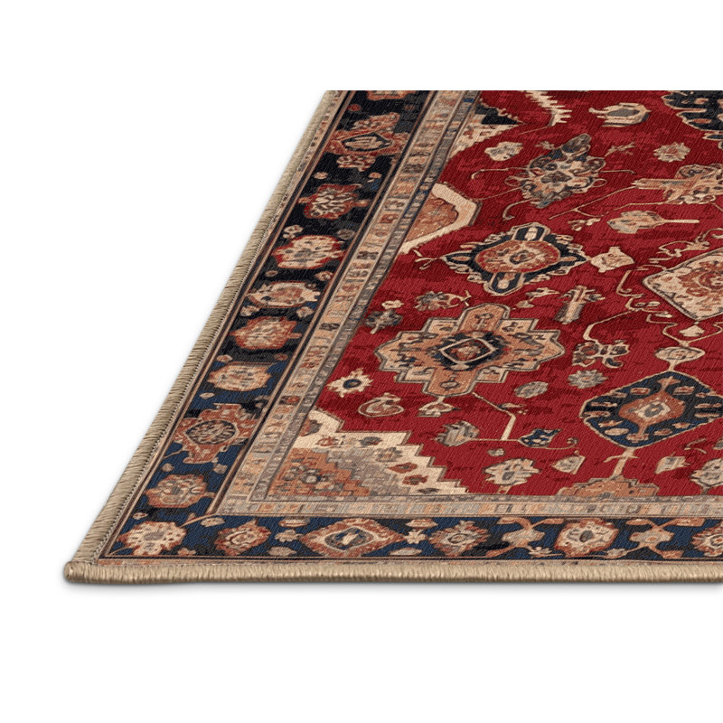 Machine Washable Persian Brown Area Rug, Rectangle 2' x 3'