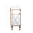 Acantha 32" H x 32" W 2-Door Mirrored Accent Cabinet-221497228