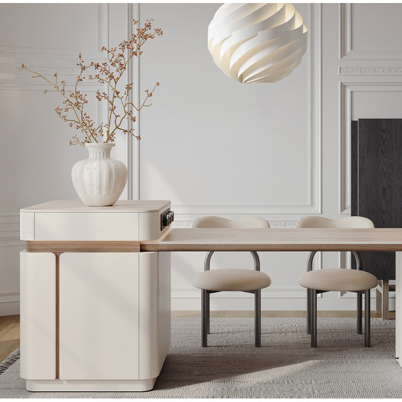 French Simple Cream Style Dining Table