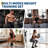 3-in-1 Adjustable Dumbbell Set 85 lbs – Barbell & Kettlebell Combo for Home Gym Strength Training, Free Weights for Men and Women – Black