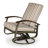 Askar Swivel Powder Coated Aluminum Outdoor Lounge Chair-19643681-19643679-19643686