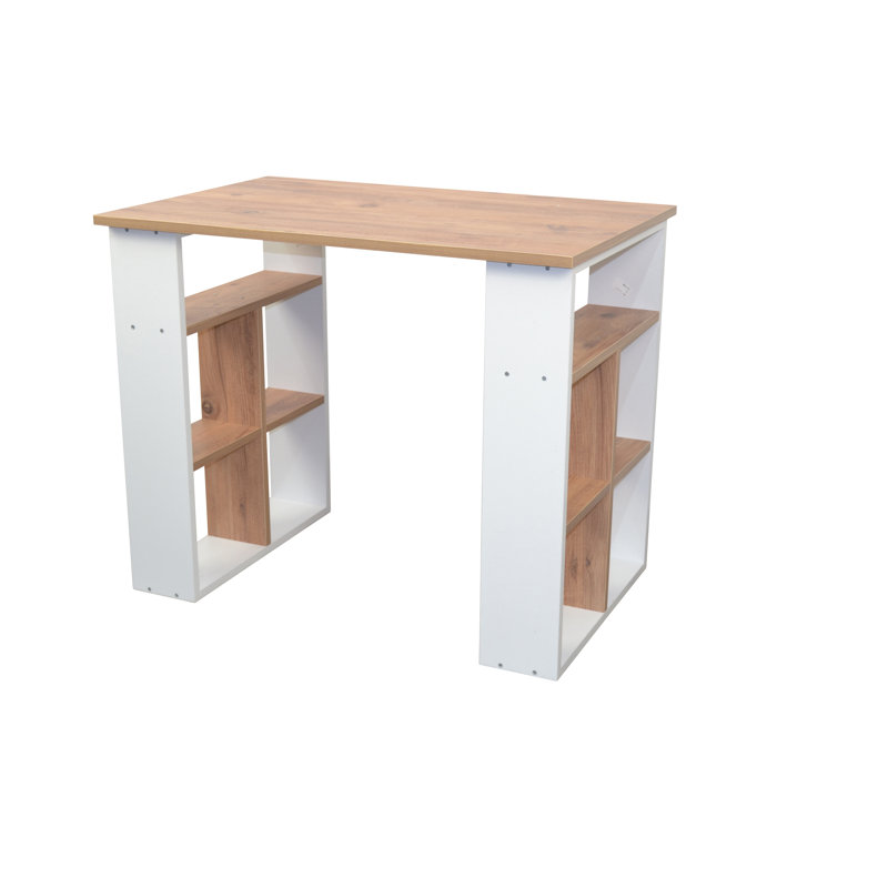 Emilya Rectangle Writing Desk, White