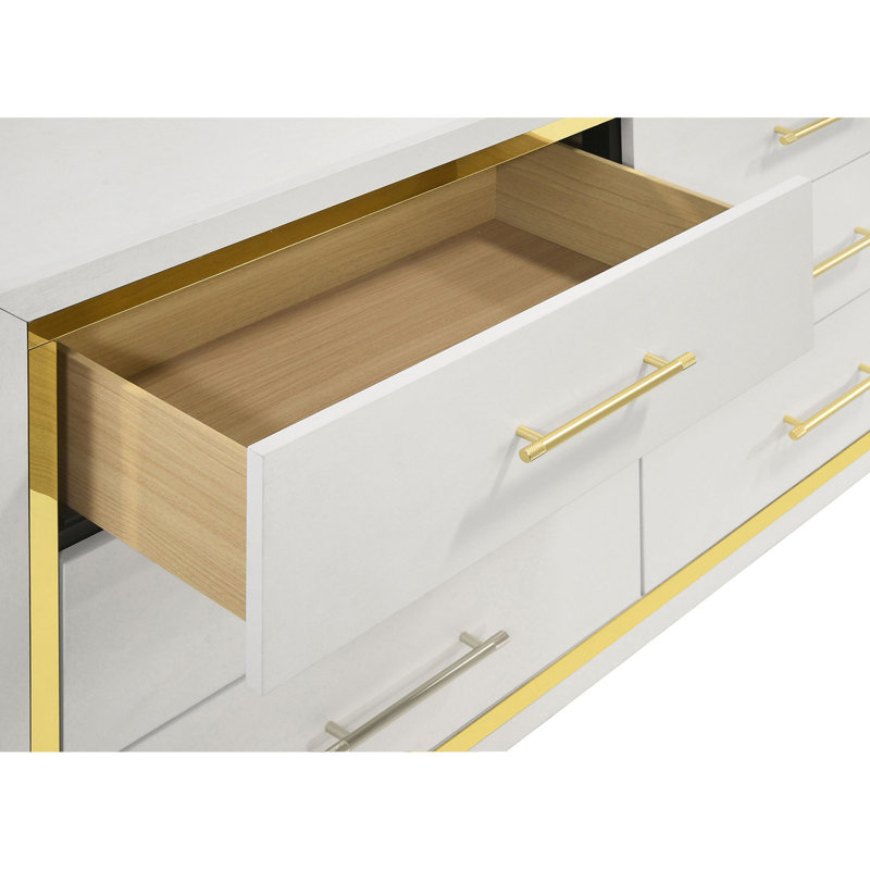 Commode de chambre à 6 tiroirs Chesney