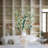 Rustic White Ceramic Vase With Tri-Colored Olive Branches, Handmade Tabletop Home Decor For Living Room, Bedroom, And Dining Room - Gift Ready