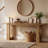 78.74" Extra Long Solid Wood Console Table