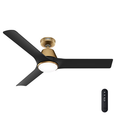 Hunter 52 Inch Aeronaut  Wi-Fi ENERGY STAR® Damp Rated Ceiling Fan With Lights And Remote
