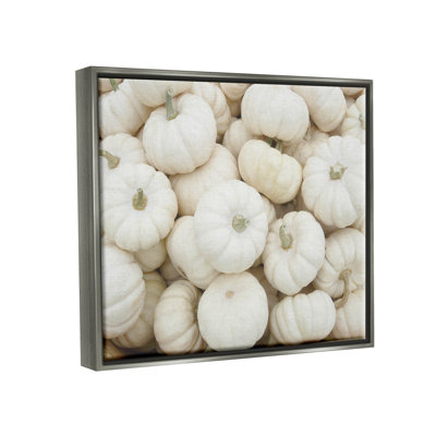" Autumnal White Pumpkins " by Lil' Rue