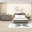 Ensemble de chambre à coucher, lit plateforme avec tête de lit, table de chevet et commode 3 pièces Kuehne-997863584-997863585
