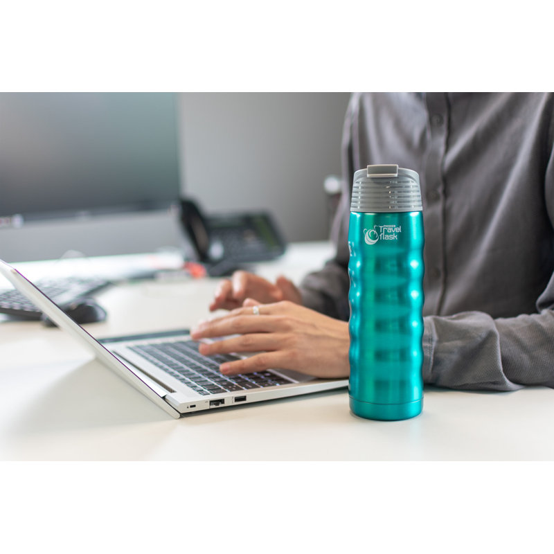 Pioneer Stainless Steel Travel Mug, Metallic Blue