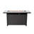 Madilene 25'' H X 23'' W Outdoor Propane Fire Pit Table 50,000 BTUs with Lava Rocks & Lid