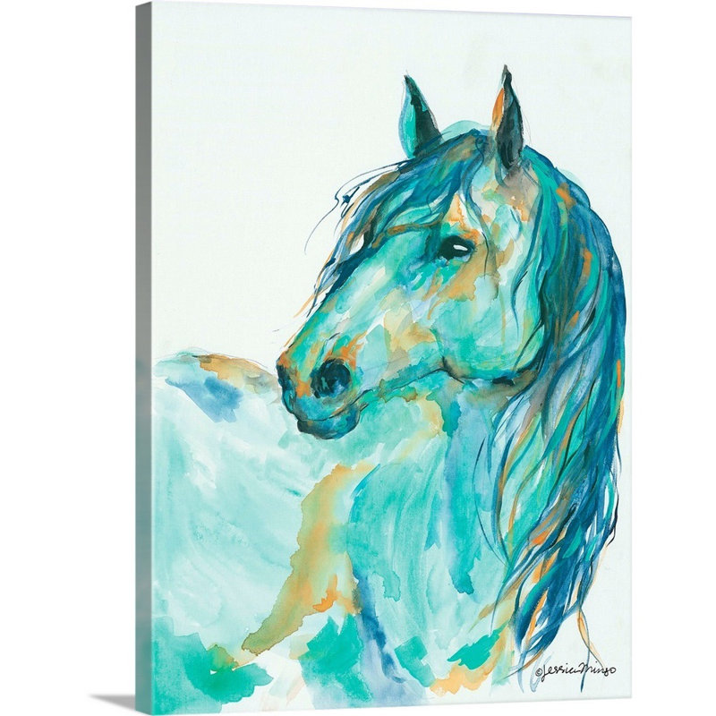"River II" par Jessica Mingo, reproduction d’art sur toile, Toile tendue, H 40 po x l 30 po x P 1,25 po