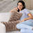 Geometric Faux Fur Throw Pillow-170442582-170667141