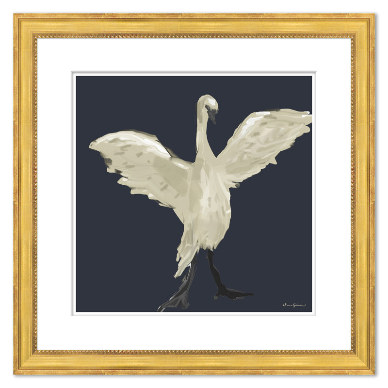 Swan Stance Giclee Print by Dana Gibson
