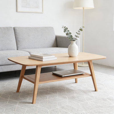 Grande table basse 100% chêne massif