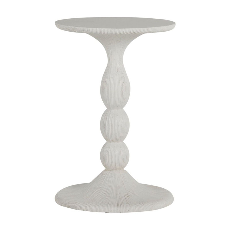 Cast Stone Tern Side Table, Natural
