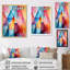 «Glam Orange Beige Collage I», reproduction d'art sur toile-1594828629-1594828630