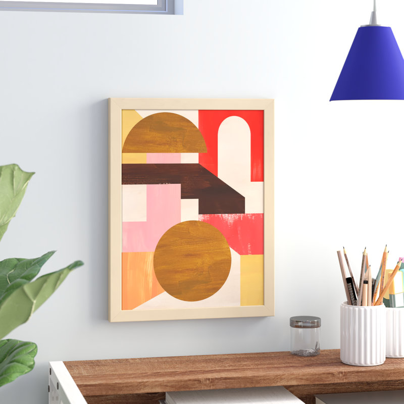 «Ascend» par Annie Warren - impression encadrée, L 10 po x H 13 po, Brun