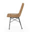 Chaises d'extérieur de style classique, structure en métal, profondeur 45,7 cm, largeur 59,1 cm, hauteur 91 cm, poids 4,9 kg, idéales pour les repas en terrasse, idéales pour les repas en terrasse, profondes, larges et hautes, marron