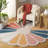 Novelty 351 Hand Tufted Wool/Cotton Floral Indoor Use Only Rug in Beige/Blue-1159541724