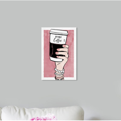 "coffee to go" , reproduction d’art sur toile
