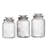 Glass Canister - Set of 3