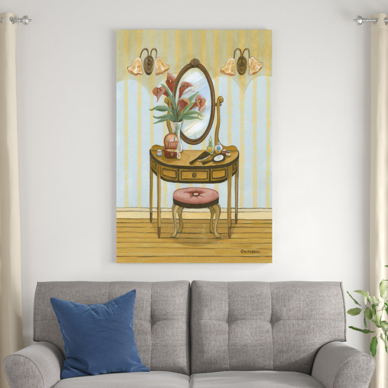Nouveau Boudoir II, H 48 po x l 32 po x P 1,25 po