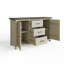 Brents 2 Door 3 Drawer Sideboard Buffet. 153cm Wide. Solid Reclaimed Pine Wood.