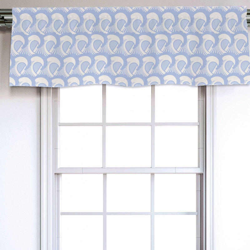 Sateen Ruffled Window Valance
