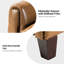 Fauteuil inclinable manuel en cuir véritable Glen Ellyn-1290649086