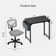 Desk And Chair Set: Writing Desk And Mesh Office Chair