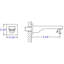 Garniture de bec de baignoire murale-12517460