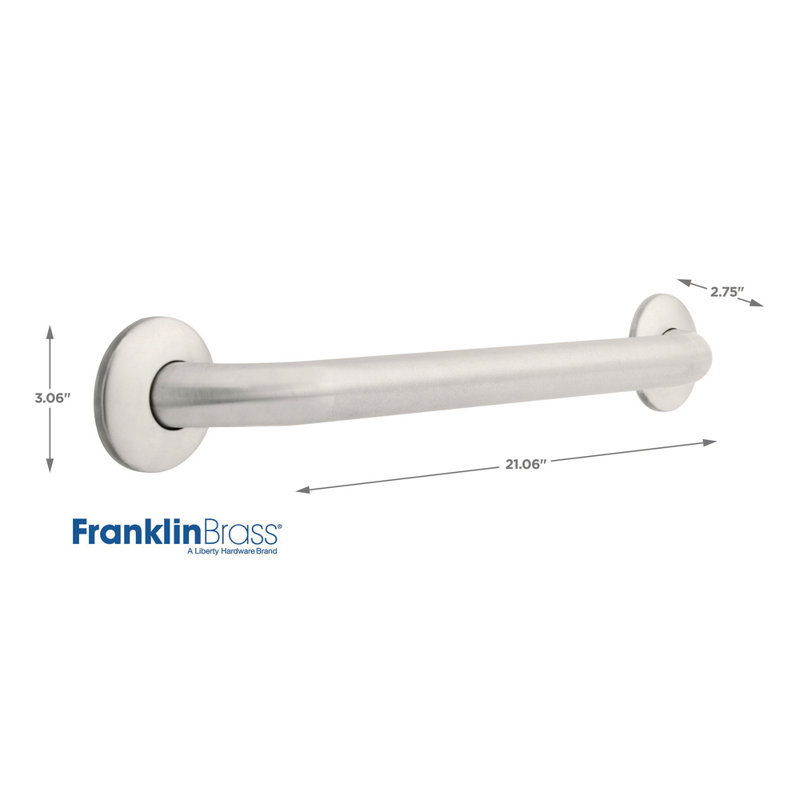 Centurion 18" Grab Bar, Stainless Steel