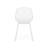Weather- Outdoor Chair - White Polypropylene With Frame And Diamond Mesh Seat Stable Frame, , Style-549327934